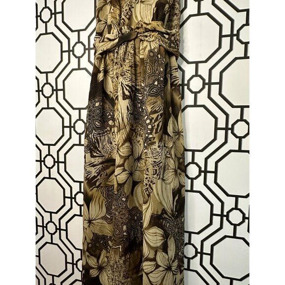 Vintage 80's Style Sherri Marie New York Ladies Long Maxi Beaded Dress SZ 10 - Picture 7 of 7